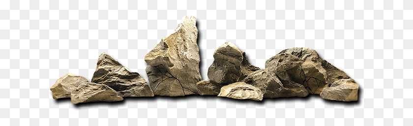 644x196 Logs Roots Bottom Rocks Igneous Rock, Mineral, Crystal, Limestone HD PNG Download