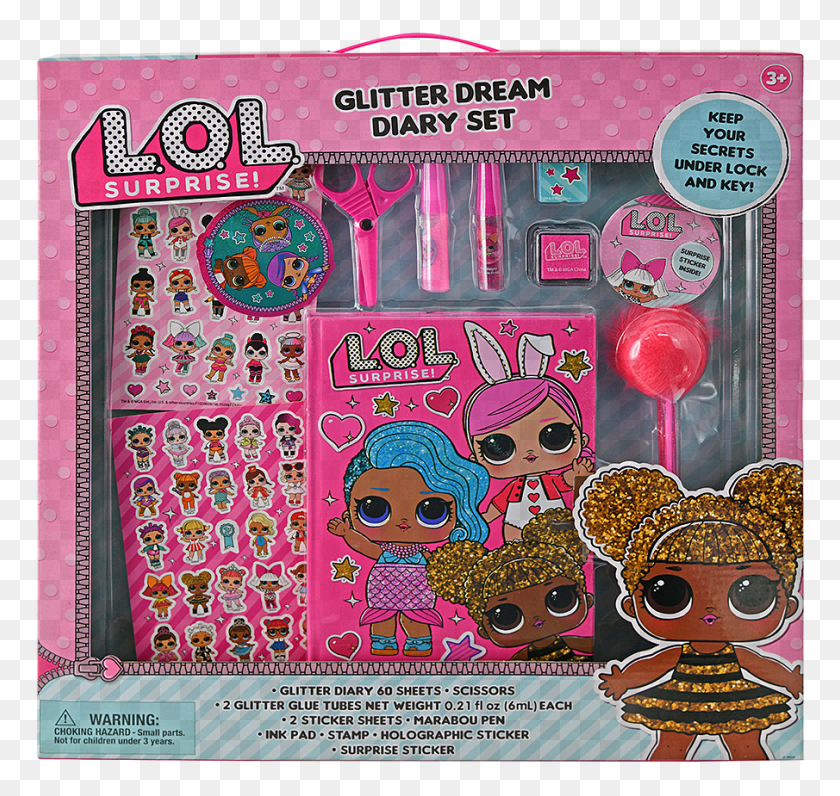 905x855 Lol Glitter Dream Diary Set, Advertisement, Poster, Text HD PNG Download