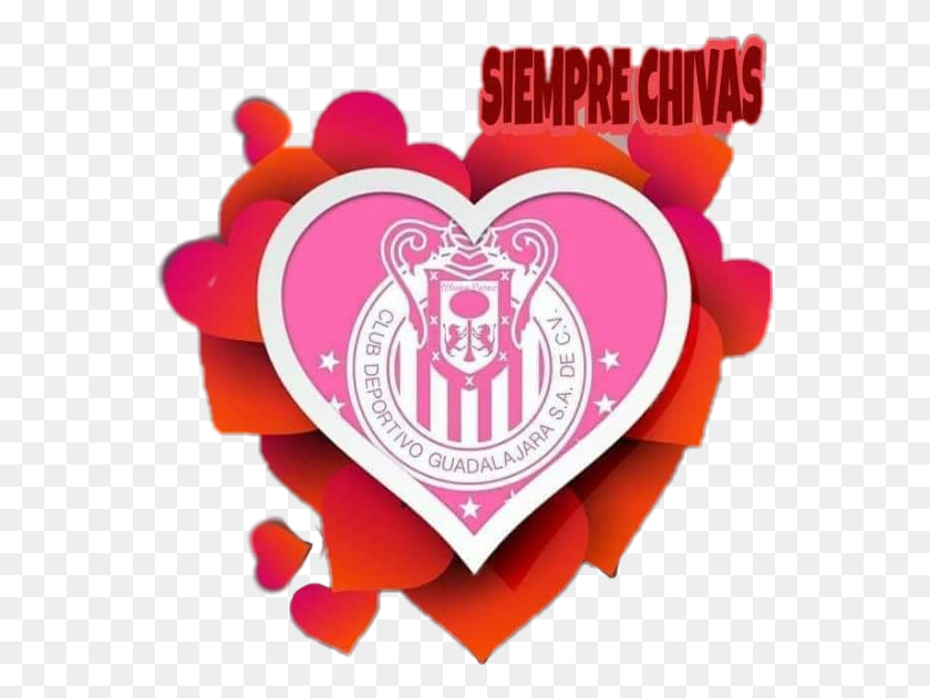 557x571 Descargar Png Lola Chivas Best Chivas Logo, Corazón, Dinamita, Bomba Hd Png