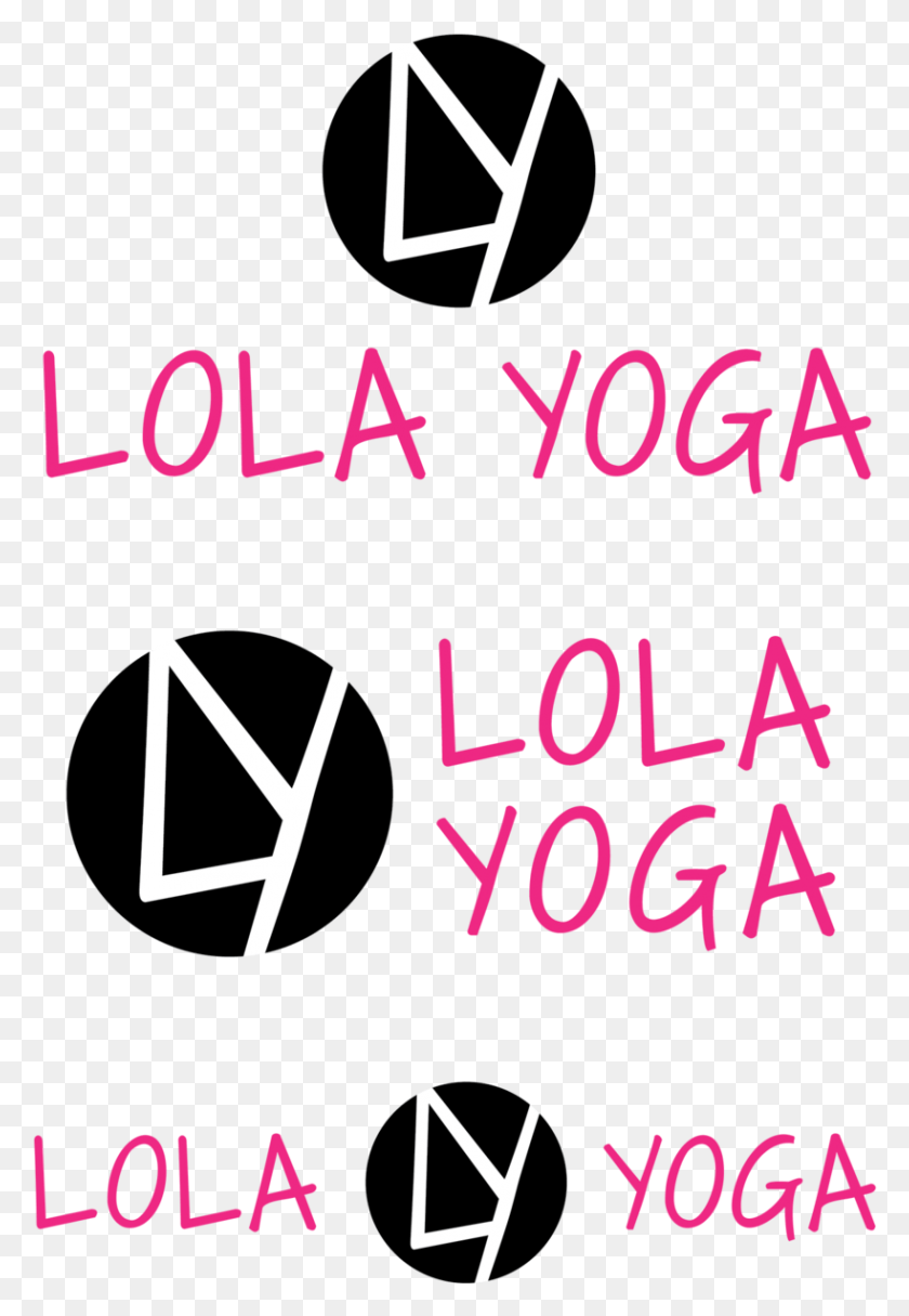 819x1213 Descargar Png Lola Yoga Logos Símbolos De Paz, Texto, Alfabeto, Símbolo Hd Png