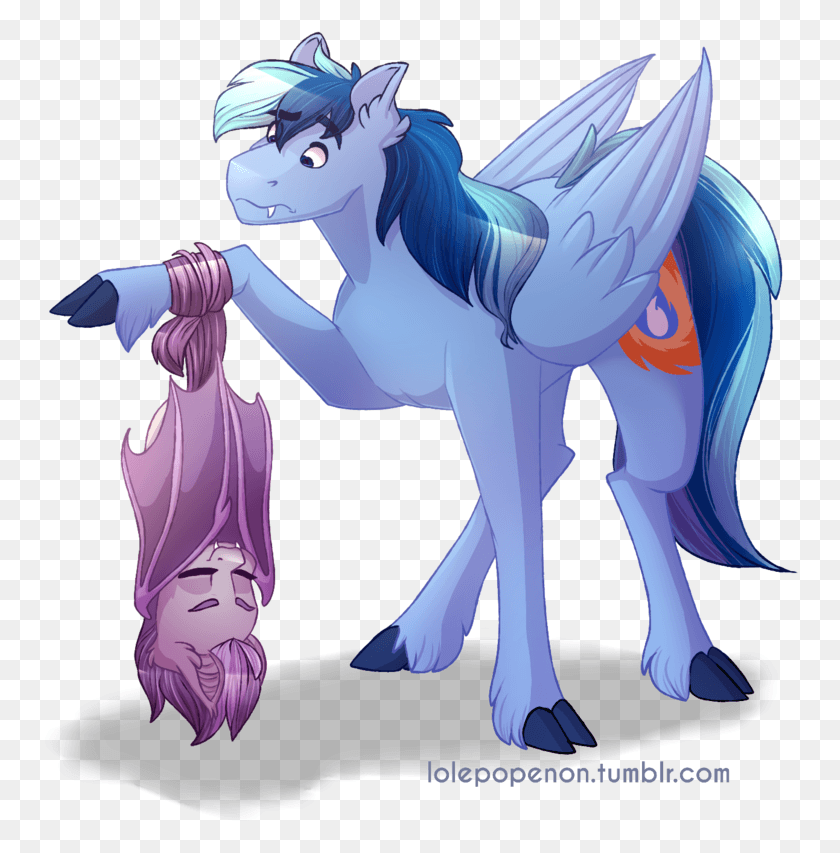 758x793 Lolepopenon Bat Pony Bat Wings Cloven Hooves Confused Cartoon, Costume, Person HD PNG Download