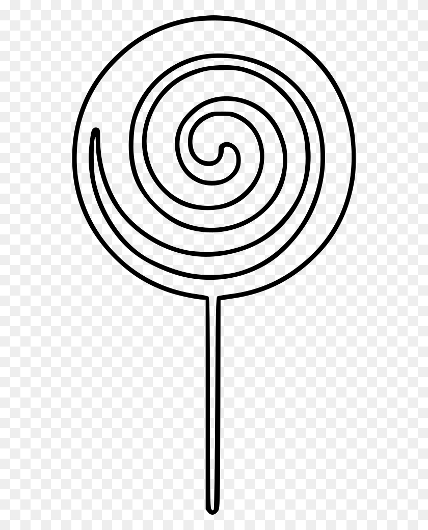 558x980 Lolipop Comments Line Art, Spiral, Coil HD PNG Download