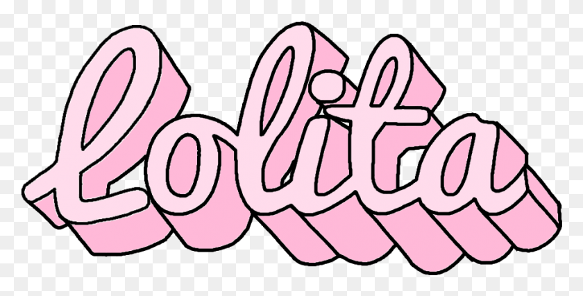 Lolita Pink Tumblr Aesthetic Pink Aesthetic Pastel Pastel Aesthetic Stickers, Text, Alphabet, Symbol HD PNG Download