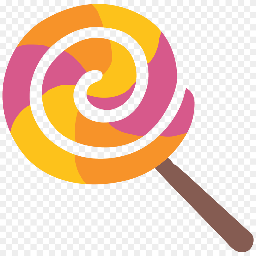 Lollipop Emoji Clipart, Candy, Food, Sweets PNG