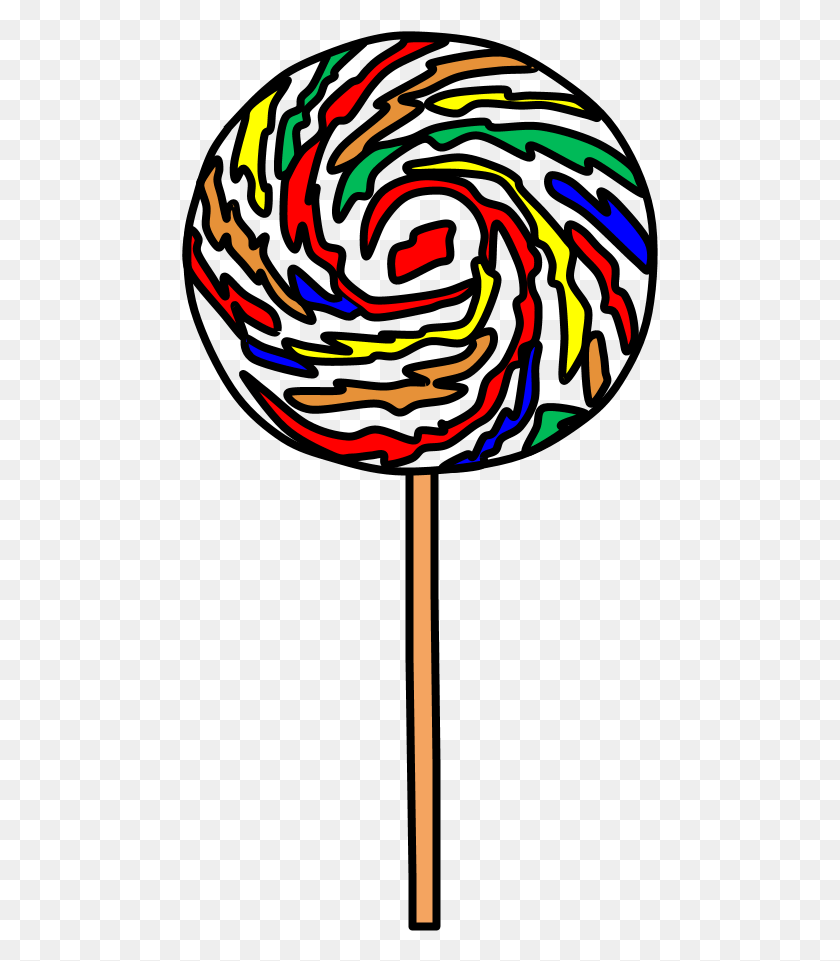 477x901 Lollipop Large Swirl Red Orange Yellow Green Lollipop, Food, Candy, Graphics HD PNG Download