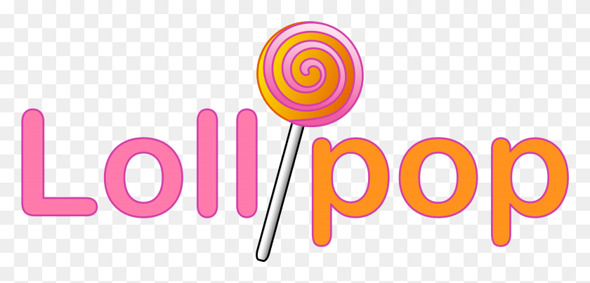 3600x1584 Lollipop Logo Fox, Food, Candy, Sweets HD PNG Download