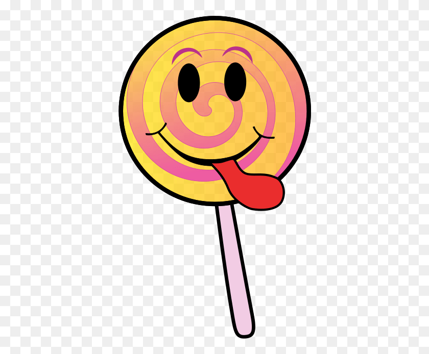 378x634 Lollipop Smiley, Candy, Food, Sweets HD PNG Download