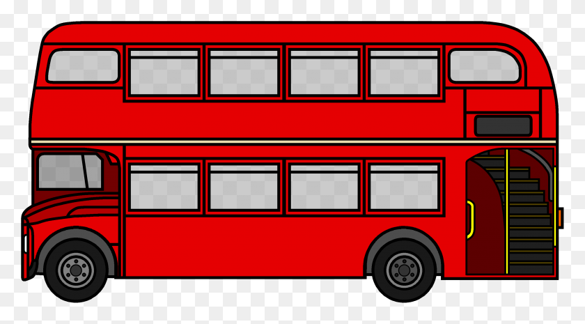 2826x1470 London Double Decker Bus Clipart Free Double Decker Bus Clipart, Vehicle, Transportation, Fire Truck HD PNG Download