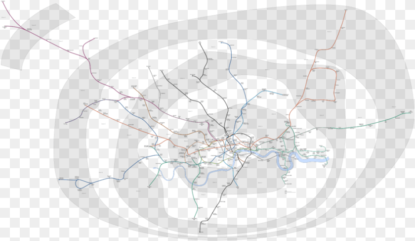 953x552 London Underground Map, Light, Art Transparent PNG