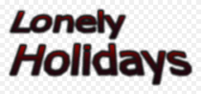 974x418 Lonely Holidays Graphic Design, Text, Alphabet, Word HD PNG Download