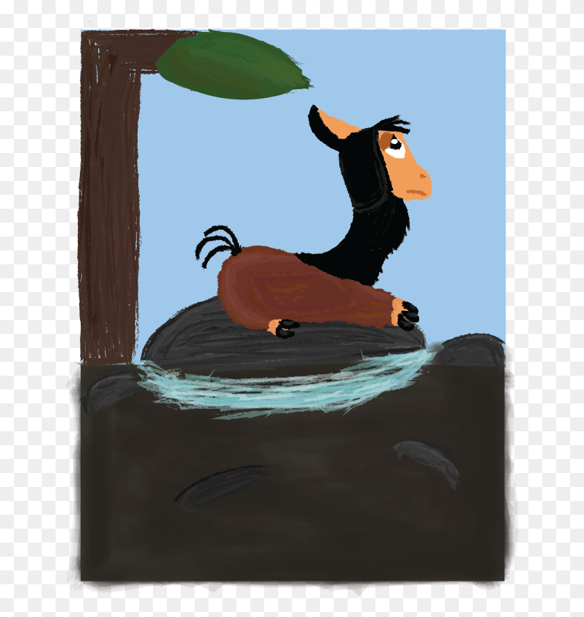 653x827 Lonely Llama Kuzco From The Emperor39s New Groove Stallion, Animal, Horse, Mammal HD PNG Download