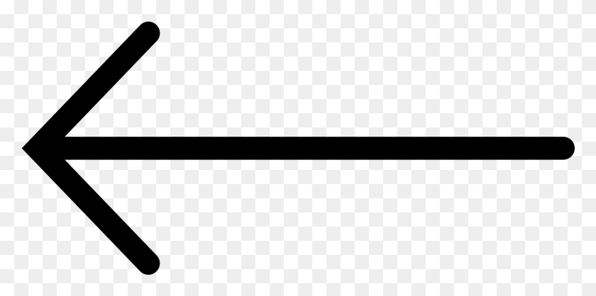 1525x700 Long Arrow Left Icon Long Arrow, Gray, World Of Warcraft HD PNG Download