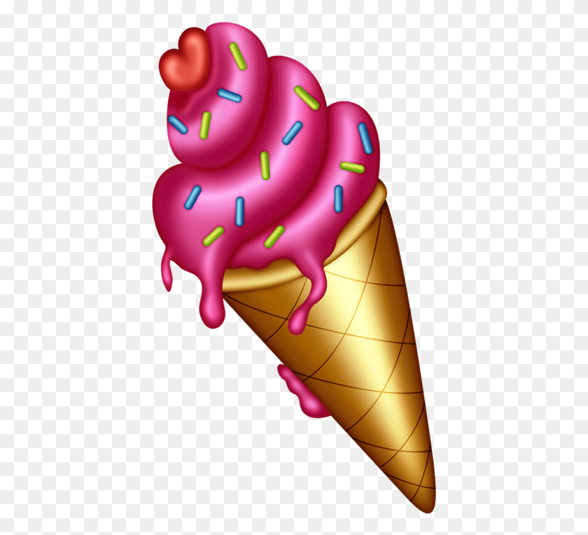 408x704 Long Clipart Ice Cream Candyland Ice Cream Cone, Toy, Animal, Sweets HD PNG Download