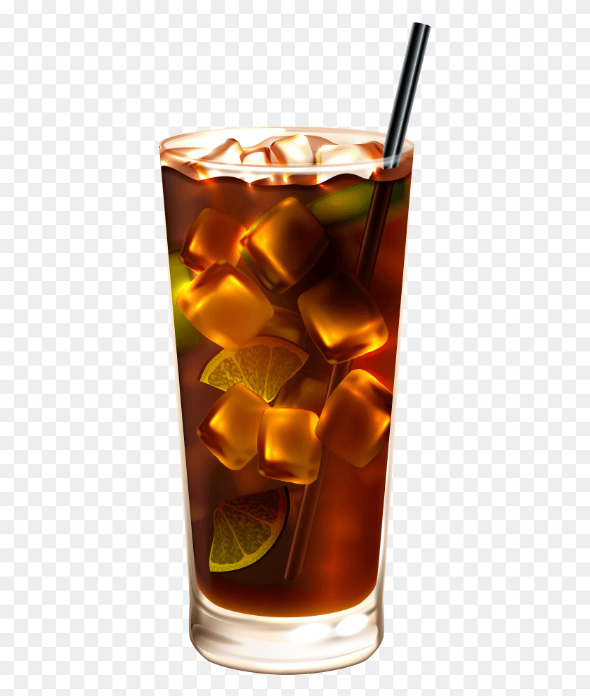 389x930 Long Island Iced Tea Glass Vector, Sweets, Food, Confectionery HD PNG Download