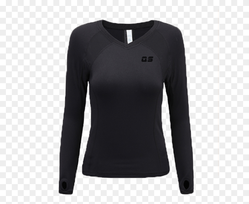 635x627 Long Sleeve Running Tee Shirts Blank T Shirts For Women Wool Button Sweaters For Women, Clothing, Apparel, Long Sleeve HD PNG Download