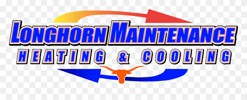 1457x525 Longhorn Heating And Cooling Emblem, Text, Word, Number HD PNG Download