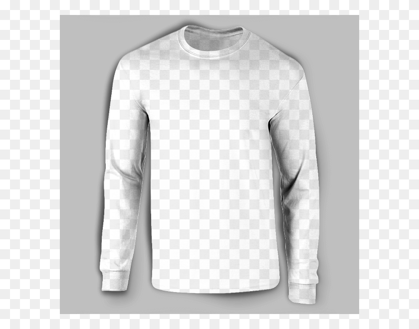 600x600 Longsleeve Tee Template Long Sleeved T Shirt, Sleeve, Clothing, Apparel HD PNG Download