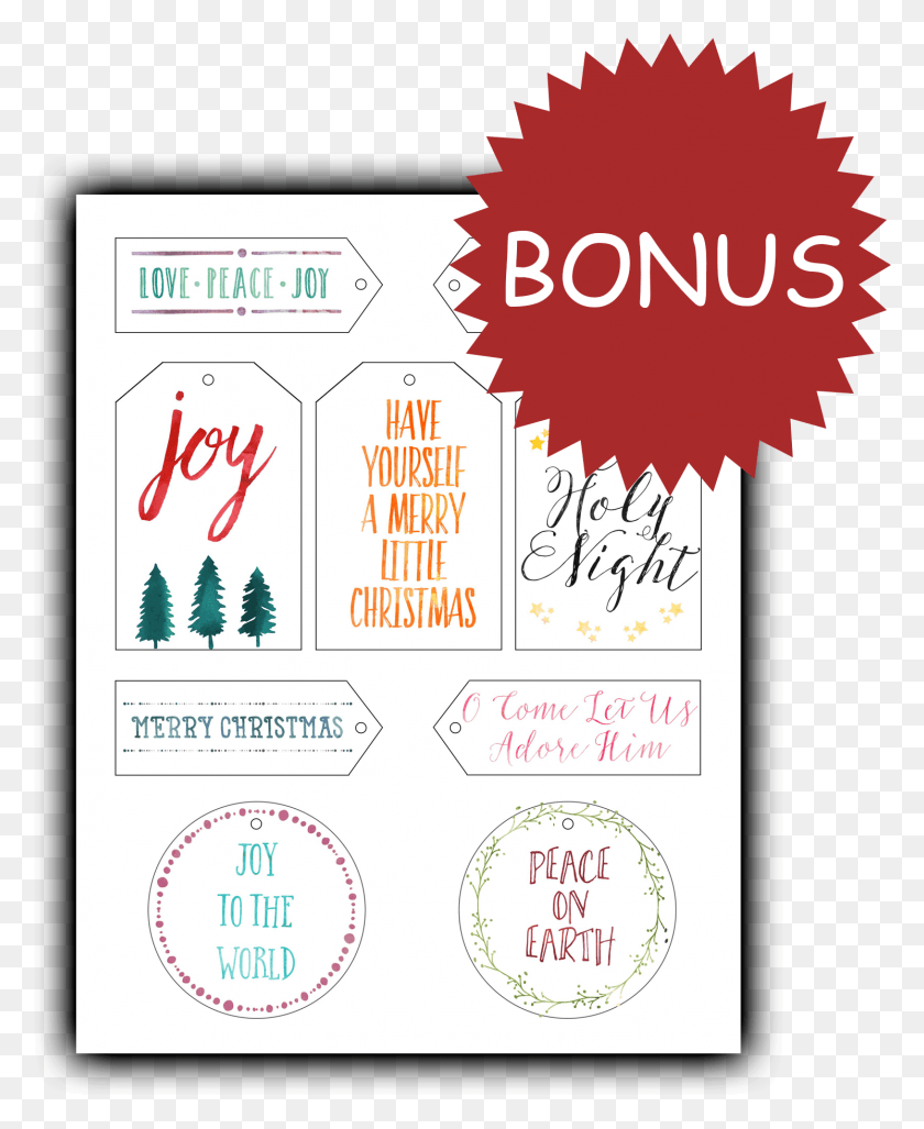 1491x1849 Looking For A Fun Way To Spruce Up Your Christmas Gifts Professional Package, Poster, Advertisement, Flyer HD PNG Download