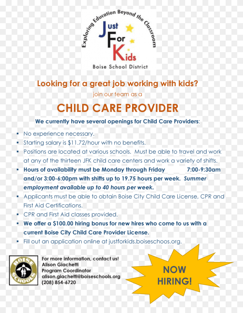 880x1151 Looking For A Great Job Working With Kids Join Our Boise School District, Advertisement, Poster, Flyer HD PNG Download
