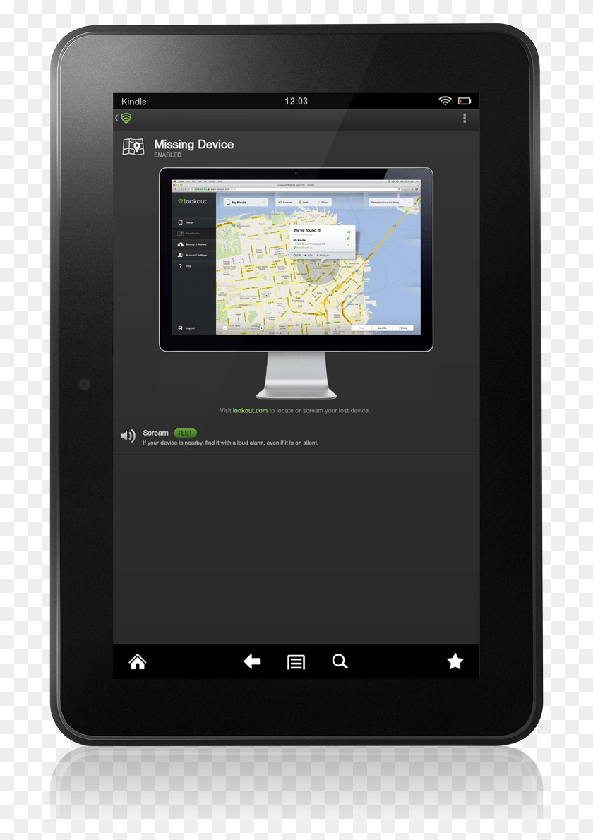 701x1130 Lookout Now Available For Kindle Fire Electronics, Gps, Tablet Computer, Computer HD PNG Download