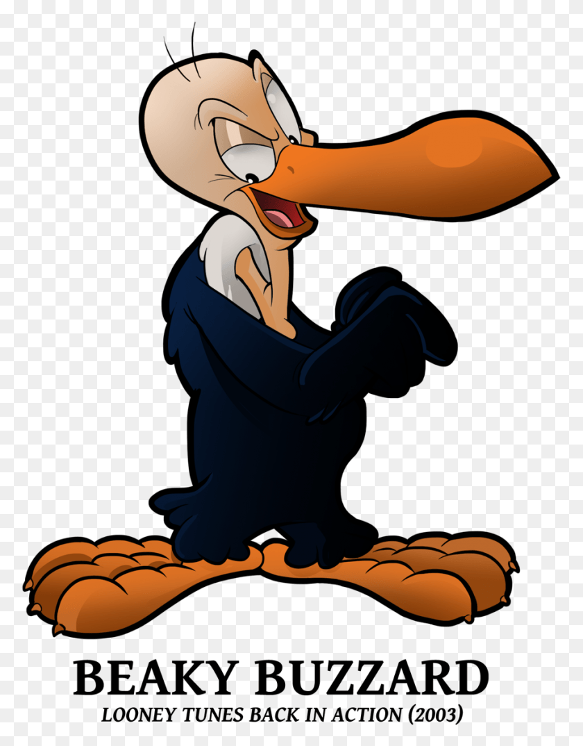 909x1182 Looney Of Christmas Beaky Buzzard Looney Tunes Снова В Действии, Человек, Человек, На Коленях Hd Png Скачать