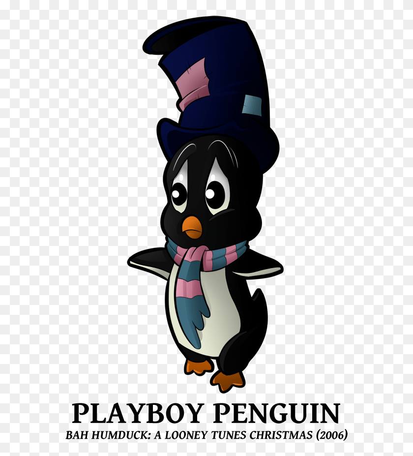 575x867 Looney Of Christmas Bugs Bunny Playboy Penguin, Bird, Animal, Graphics HD PNG Download
