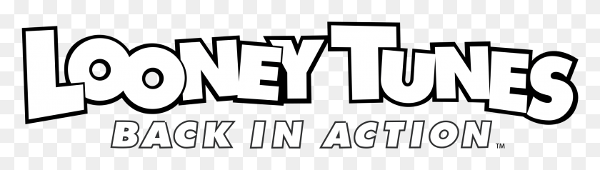 2191x500 Looney Tunes Back In Action Logo Transparent Looney Tunes Back In Action, Word, Text, Number HD PNG Download