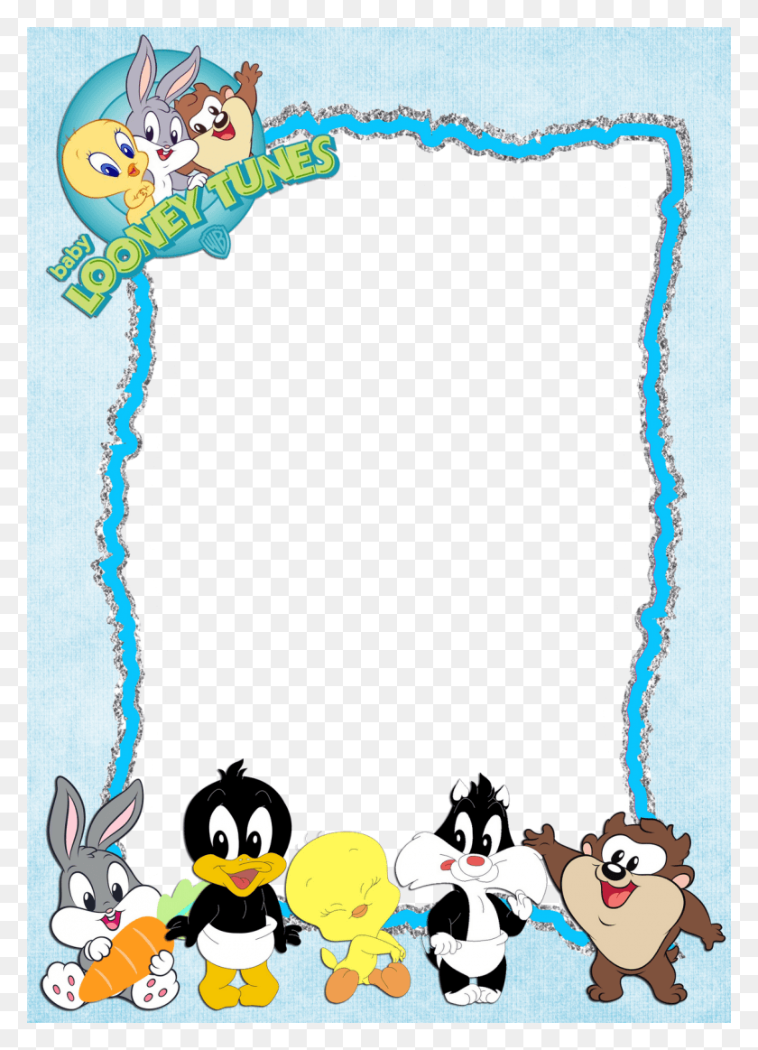 1131x1600 Looney Tunes Frame Clipart Tasmanian Devil Looney Baby Looney Tunes Disney, Pillow, Cushion HD PNG Download
