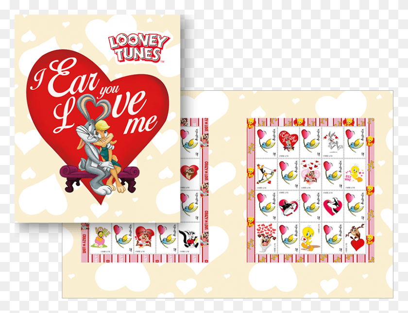 800x600 Looney Tunes Lovestruck Stamp Pack, Text, Word, Person HD PNG Download