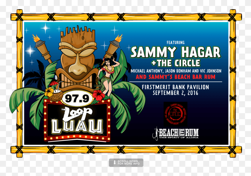 960x654 Loop Luau Feat Sammy Hagar Banner, Publicidad, Cartel, Flyer Hd Png