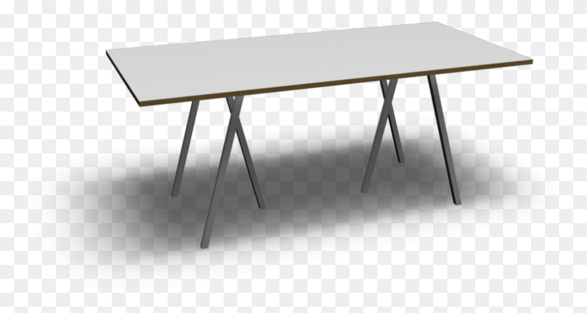 764x389 Loop Stand Table 180 Белый Журнальный Столик, Мебель, Столешница, Обеденный Стол Hd Png Скачать