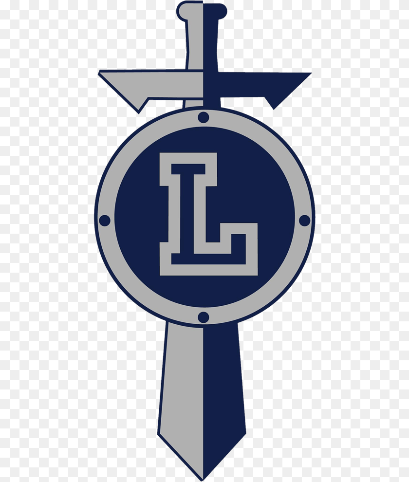 457x990 Lorain Titans Lorain High School Logo, Symbol, Cross, Sign Clipart PNG