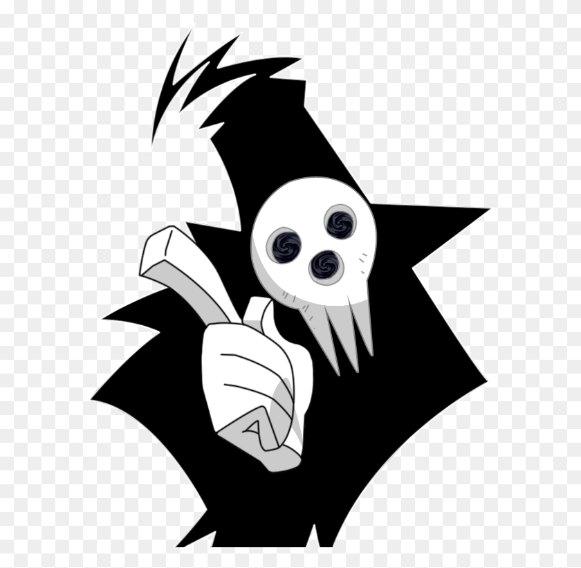 590x761 Lord Death39s Story Soul Eater Easy Drawings, Symbol, Star Symbol, Stencil HD PNG Download