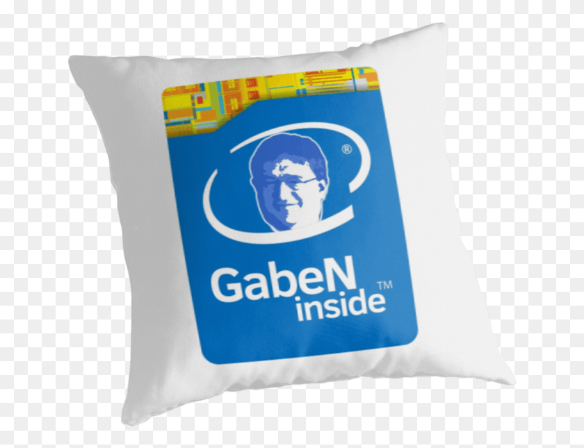 649x585 Lord Gaben Inside Throw Pillow Gaben Shirts, Cushion, Person, Human HD PNG Download