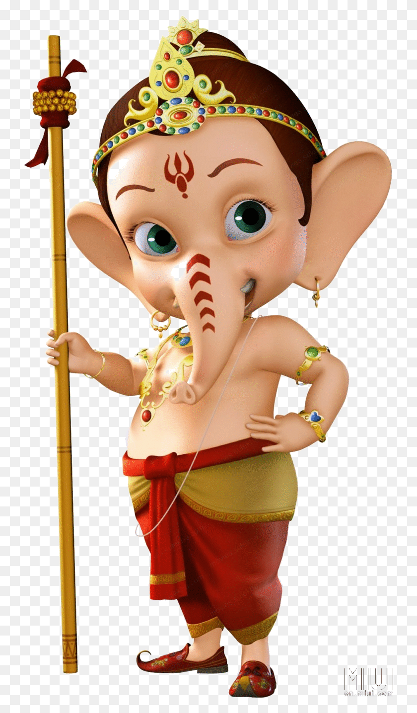 745x1376 Lord Ganesh High Quality Image High Resolution Lord Ganesha, Doll, Toy, Figurine HD PNG Download