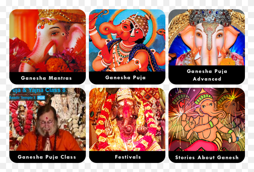 916x600 Lord Ganesha, Person, Human, Collage HD PNG Download