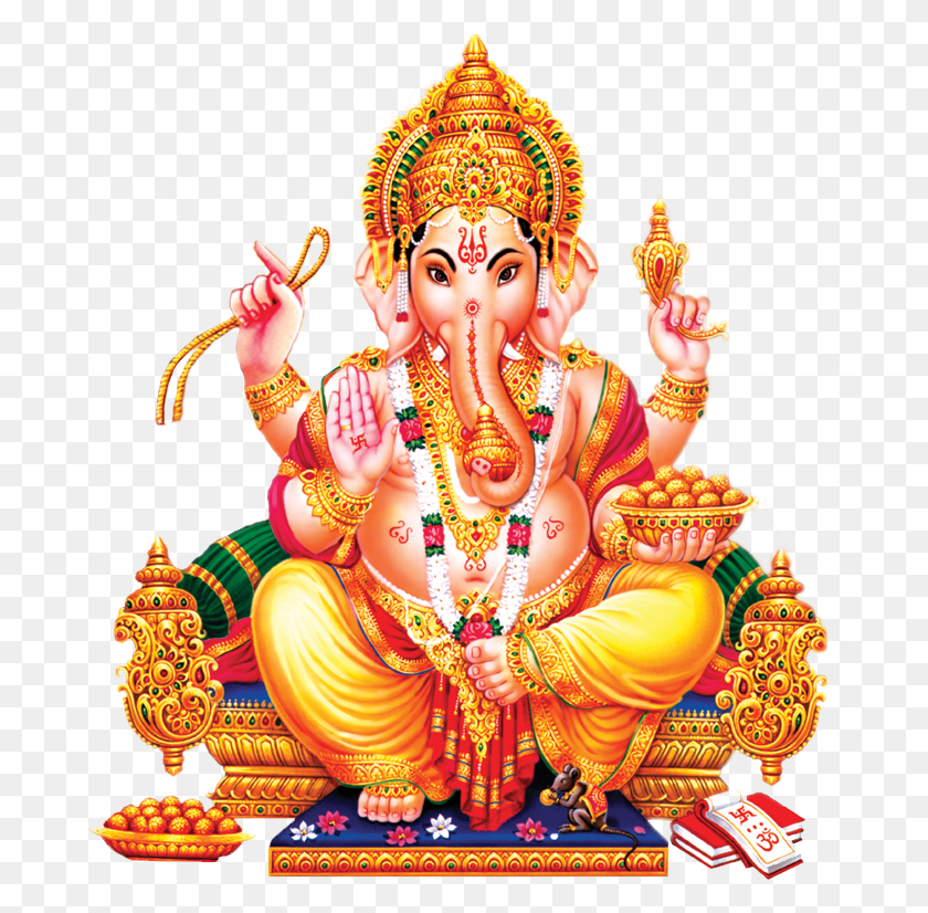 681x766 Lord Ganesha Lord Ganesha Images For Whatsapp, Festival, Multitud, Persona Hd Png Descargar