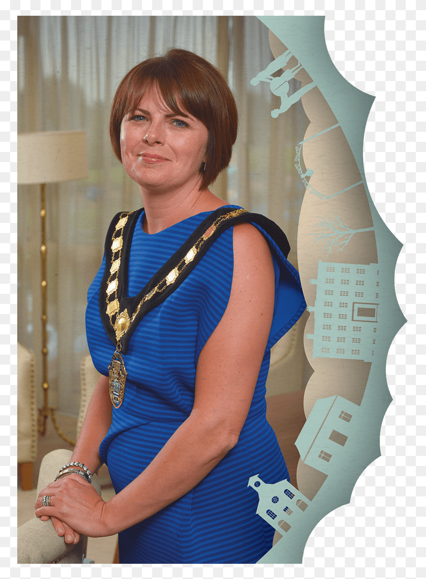 774x1083 Lord Mayor Julie Flaherty Armagh City Banbridge And Girl, Person, Human, Clothing HD PNG Download
