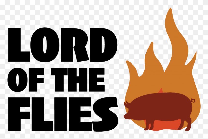 2888x1859 Lord Of The Flies Presented By North Texas Performing Poster, Fire, Flame, Bonfire HD PNG Download
