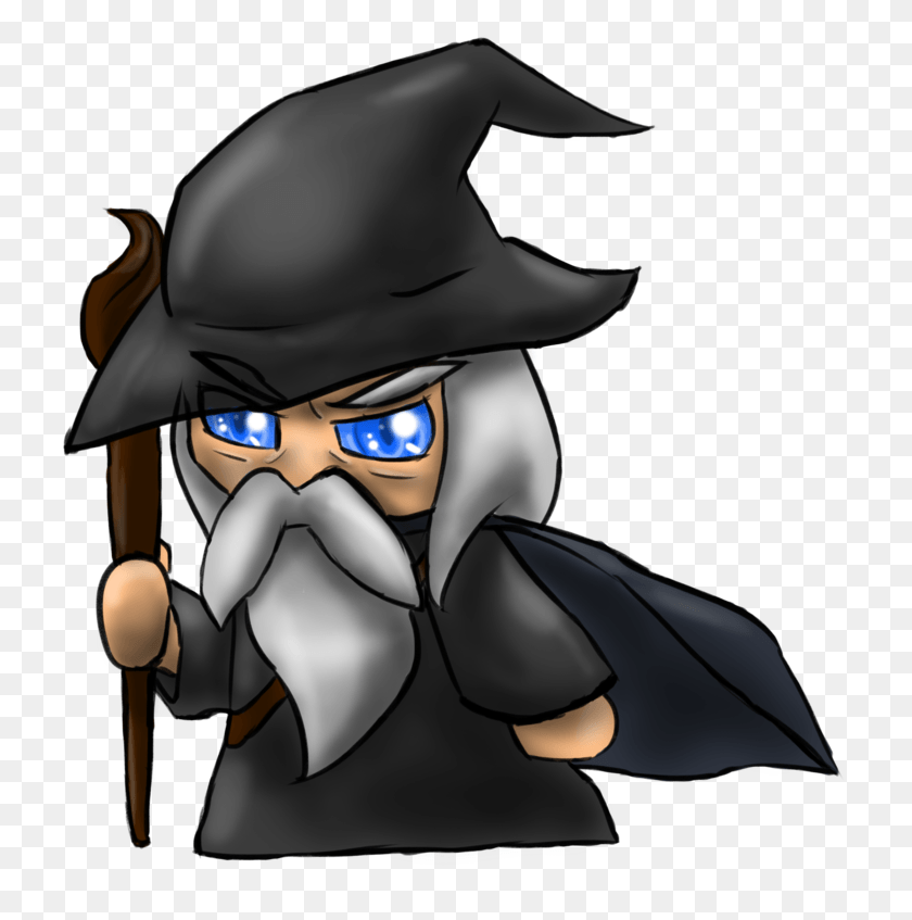726x787 Lord Of The Rings Chibi Gandalf, Clothing, Apparel, Person HD PNG Download
