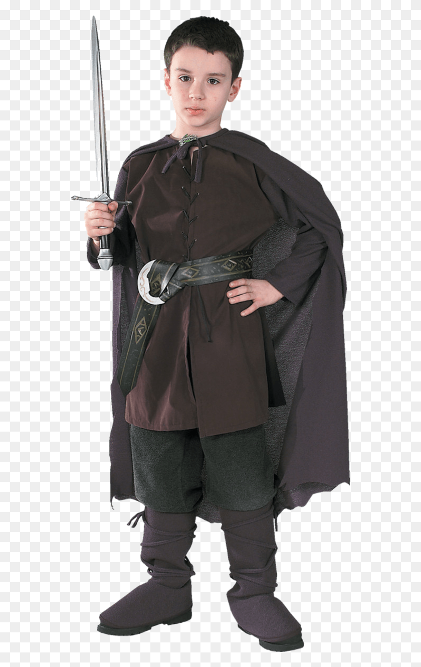 558x1269 Lord Of The Rings Child Aragorn Costume Aragorn Costume Kids, Clothing, Apparel, Person HD PNG Download