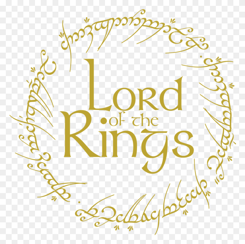 918x911 Lord Of The Rings Clipart Logo Lord Of The Rings Clipart, Text, Handwriting, Calligraphy HD PNG Download