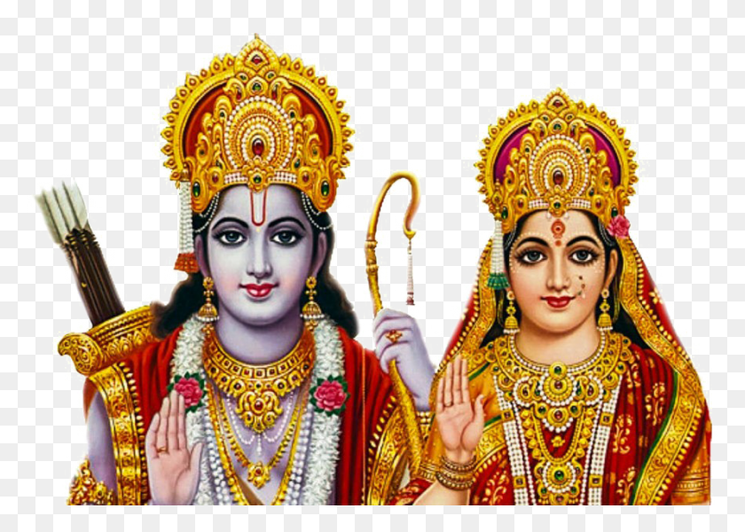 889x616 Lord Rama Transparent Picture Lord Rama Sita, Person, Human, Festival HD PNG Download