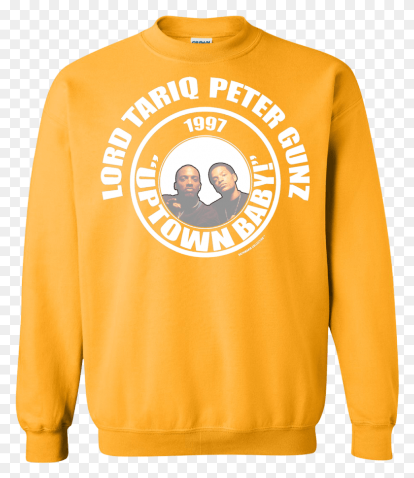 979x1143 Lord Tariq Peter Gunz Uptown Baby Sweatshirt 8 Oz Sweatshirt, Clothing, Apparel, Sleeve HD PNG Download