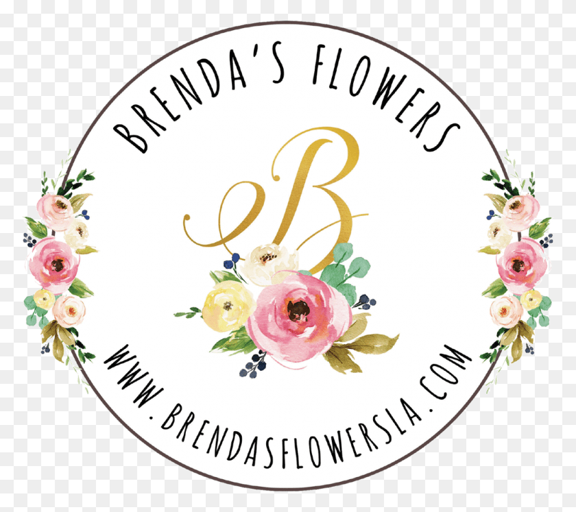1000x882 Descargar Png Los Angeles Ca Florist Logo De Flores En Blanco, Diseño Floral, Patrón, Gráficos Hd Png