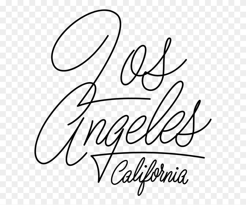 607x641 Los Angeles California Los Angeles Typography, Gray, World Of Warcraft HD PNG Download