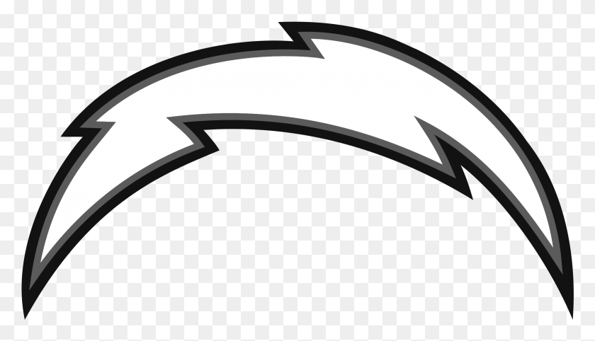 2167x1173 Los Angeles Chargers Logo Black And White Chargers Old And New Logo, Symbol, Batman Logo, Outdoors HD PNG Download