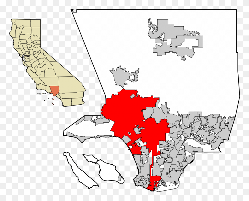 1159x922 Los Angeles City Shape, Map, Diagram, Atlas HD PNG Download