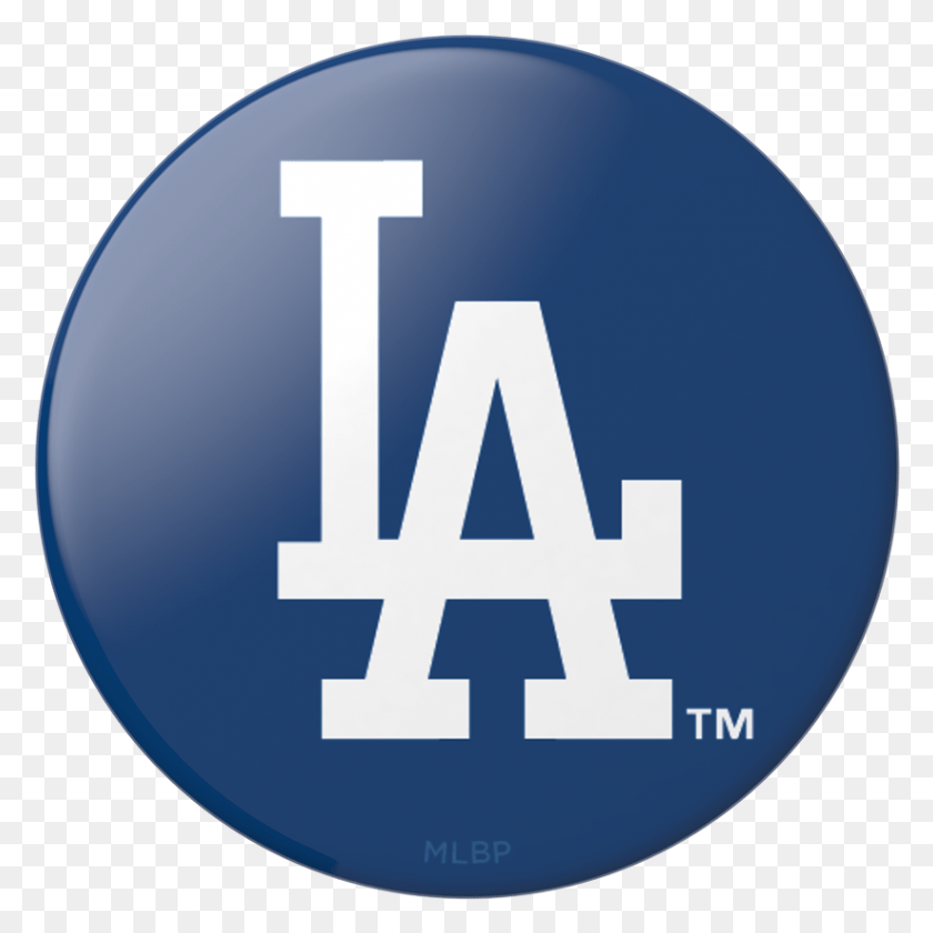 823x823 Los Angeles Dodgers Popsockets Logo Los Angeles Dodgers, Symbol, Trademark, First Aid HD PNG Download