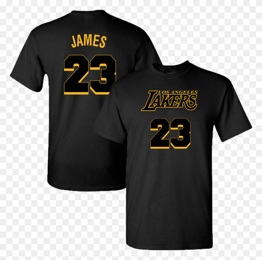1127x1115 Los Angeles Lakers Lebron James Active Shirt, Clothing, Apparel, T-shirt HD PNG Download